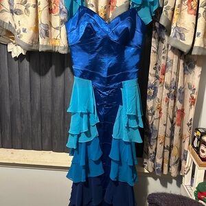 Royal blue Hermione Yule ball dress